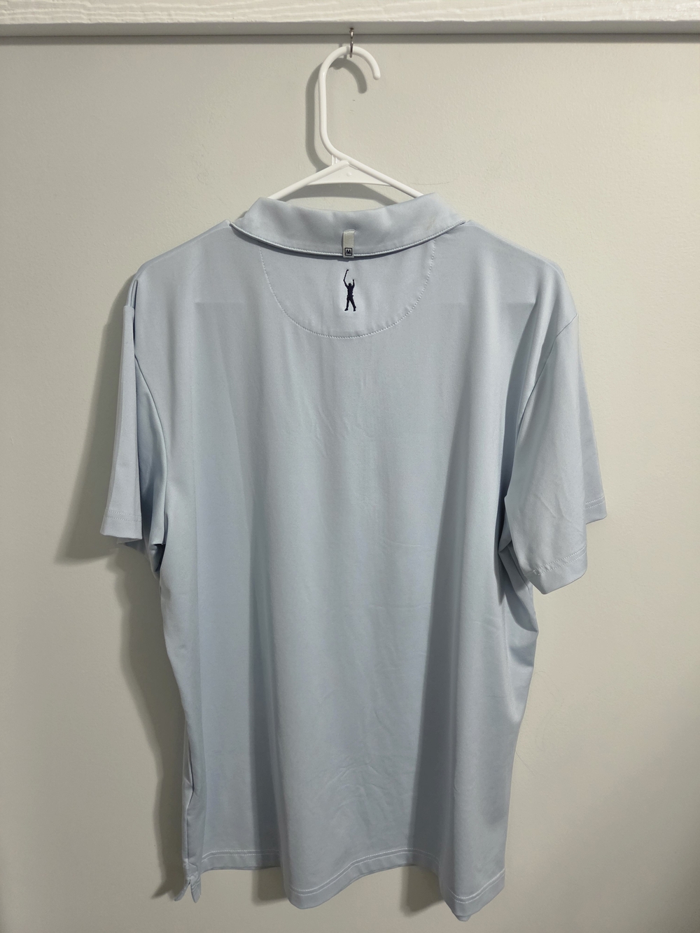 Mizzen+Main Pale Blue Men's Performance Polo Size L - Picture 4 of 5
